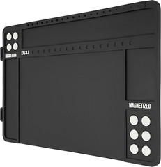 Gun Cleaning Mat, Premium Magnetic Pad with Organizer Parts Tray, Anti-Slip Rubb