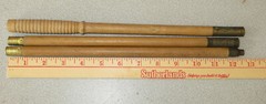 Vintage Early 1900’s Shotgun Cleaning Rod Tool Kit – Wood & Brass – 3 Piece