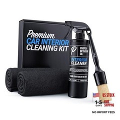 Interior Car Cleaning – Professional Auto Detailing Supplies with Brush for Kit