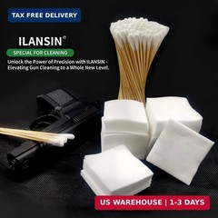 1700PCS gun cleaning supplies-1500PCS Gun Cleaning Patches +200PCS Gun Cleaning