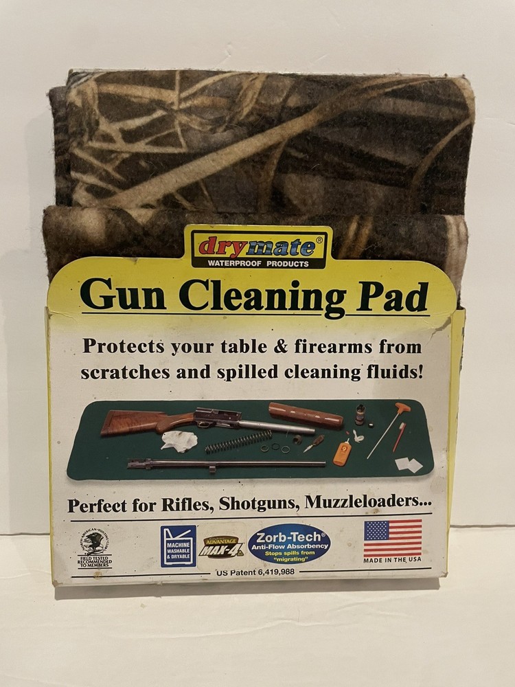 Drymate Gun Cleaning Pad Camouflage 16” X 54”