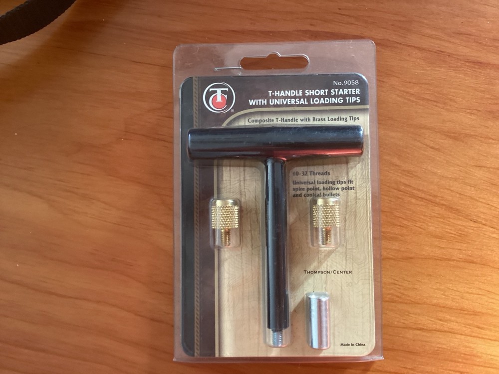 Thompson Center T-Handle Short Starter w Universal Loading Tips #9058