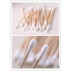 1000 PCS 6-Inch Lint-Free Gun Cleaning Swabs – Bamboo Handle Cotton