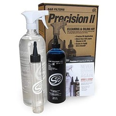 Filters 88-0009 Precision II Cleaning & Oil Kit () Blue Oil