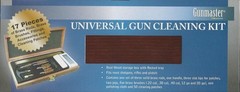 UGC66W Universal 17 Piece Gun Cleaning Kit, Real Wood Storage Box