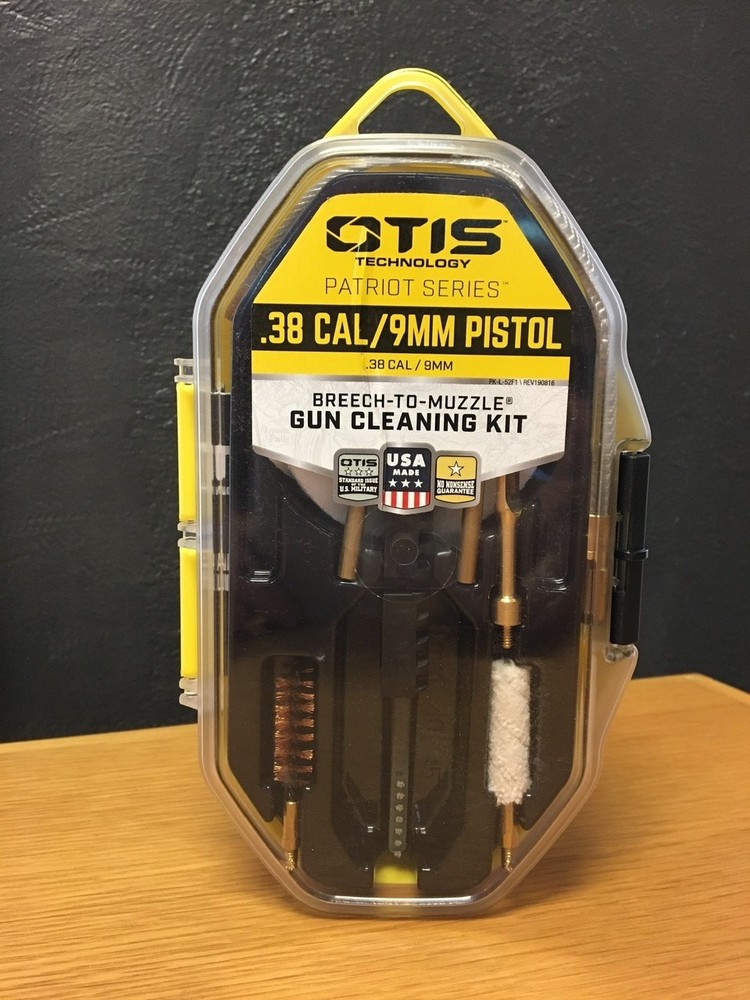 Otis Partiot Series Pistol Cleaning Kit .38 cal/9 mm