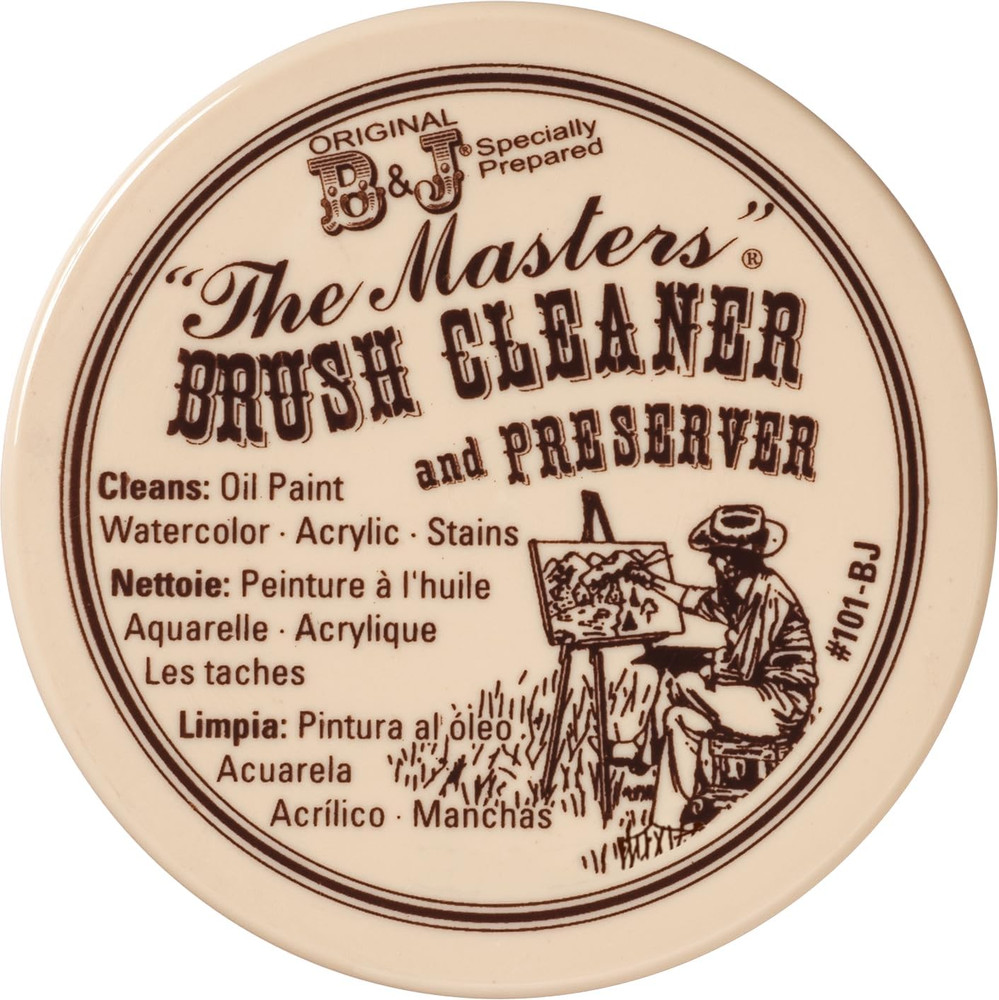the Masters Brush Cleaner and Preserver – Non-Toxic – Cleans & Restores Art Pain