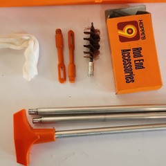 Hoppe’s Shotgun Cleaning Kit w/ Case & Storage Box, Orange Plastic/Metal