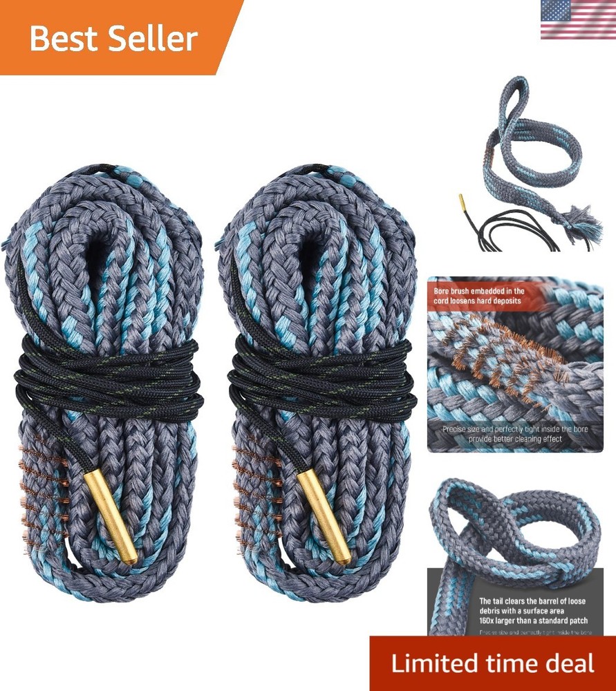 Efficient Bore Rope Cleaner Kit for Firearm Maintenance – Fits Various Calibers
