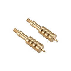 .40 Cal Solid Brass Spear Pointed Jag Gun Clean Accessories Brass Pack of 2