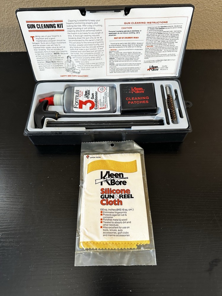 KleenBore Unused Plastic Case .30 – 8mm Gun Cleaning Kit See Details