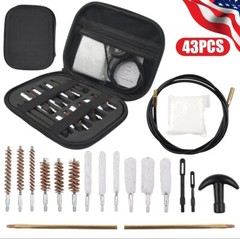 For Gun Handgun Pistol Rifle 43 Pcs Cleaning Kit Set 22.357.38,9mm.45.40