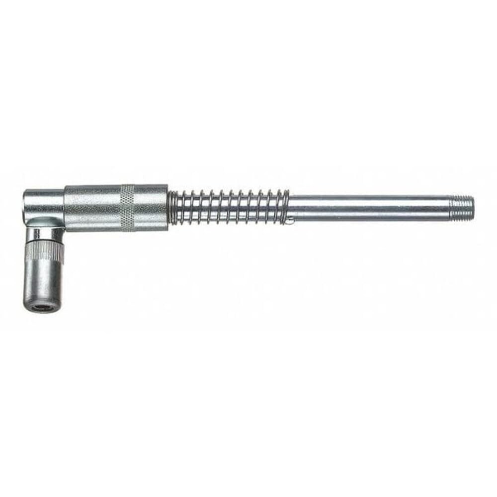 05-050 180 Degree Swivel Grease Gun Coupler, Silver