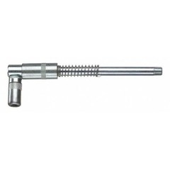 05-050 180 Degree Swivel Grease Gun Coupler, Silver