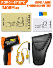 4 in 1 Temperature Gun 4 Types of Alarm Setting,-58-1472°F Measure Infrared/Amb