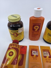 HOPPE’S NO. 9 Lot Nitro Solvent Oil Grease Gun Cleaning Kit .22 .30 Cal Brushes