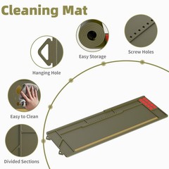 Magsaddle Large Gun Cleaning Mat for Rifle Shotgun Pistol, 36″ x 13″ Magnetic…