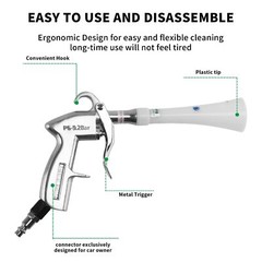 Dry Cleaning Gun Brass Adjustable Air Flow Nozzle,Air Blower Gun Blasts Dirt NEW