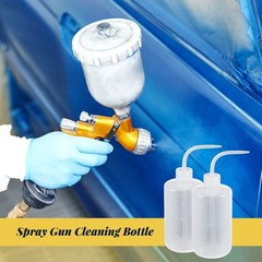 24-Piece Spray Gun Cleaning Kit – 3 Bottles & 21 Brushes for Paint Guns