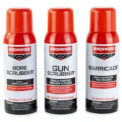 Birchwood Casey 1-2-3 Cleaning Kit 10oz Bore Scrubber Gun Scrubber Barricade