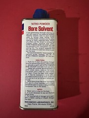 VINTAGE 4oz.BIRCHWOOD CASEY NITRO POWDER BORE SOLVENT OIL CAN HANDY OILER