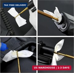 PINGMIC 1200/800/600PCS Gun Cleaning Kit – Gun Cleaning Patches and Swabs, 6-inc