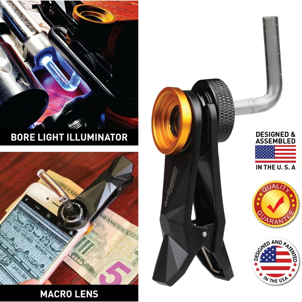 Stinger Clip-On Bore Light Illuminator & Macro inspection Chamber Flag Rifle