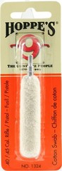 Hoppes #9 Gun Cleaning Cotton Swab Fits .40 to .45 Caliber 1324