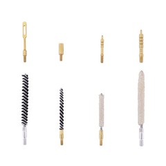 Airgun Cleaning Kit .177 Cal & .22 Cal with Cotton Mop Nylon Brushes Flex Cable
