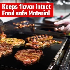 Safe Wire Grill Brush for Outdoor Grill w/Grill Scraper & Grill Mat Grill