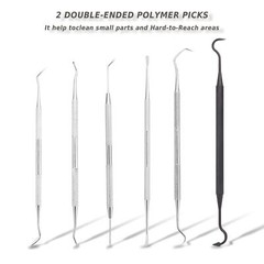 Gun Cleaning Brushes Picks Kit Set Brass Copper Steel Nylon Stainless Steel Ploy
