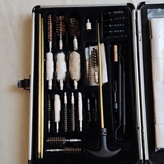 Outers Gun Cleaning Kit Case .270-.35 Cal Brass Rod/Brush/Mop/Patches MPN 46411