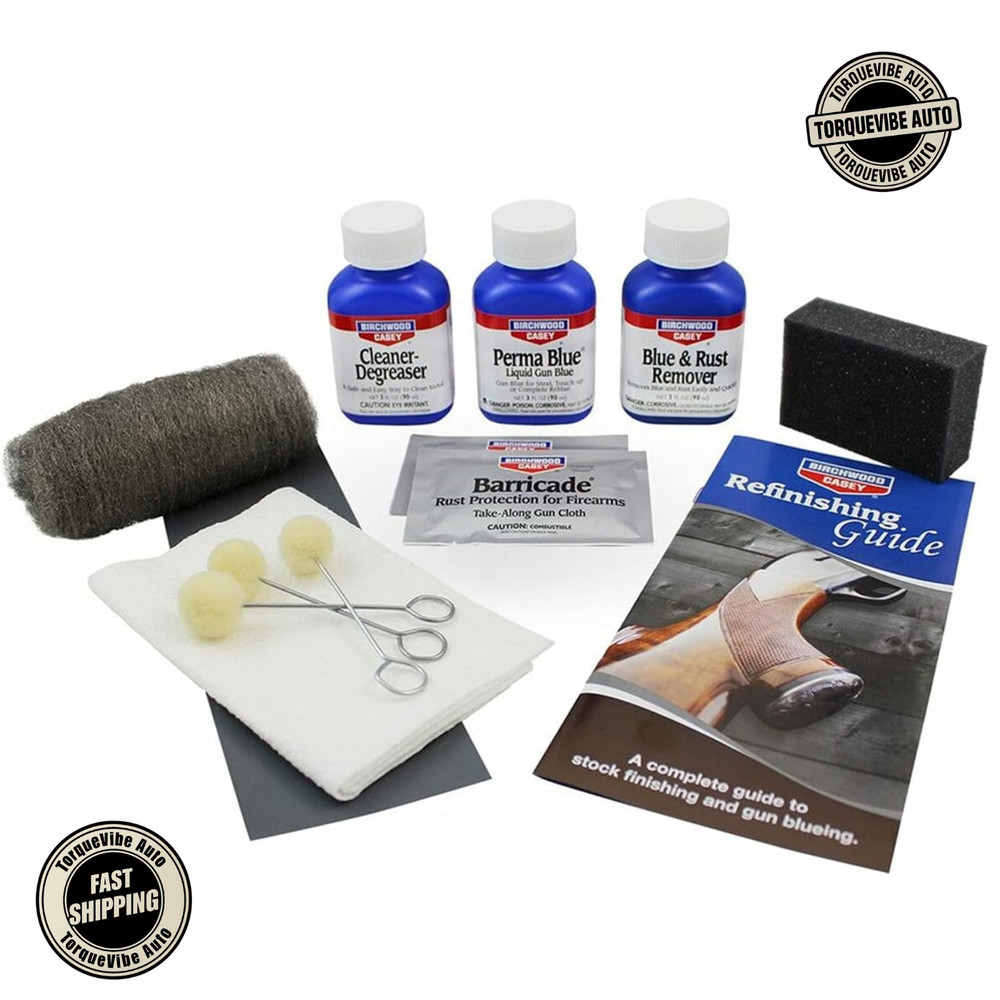 Birchwood Casey Perma Blue Gun Blue Kit 13801 – All-In-One Reblue & Rust Remove