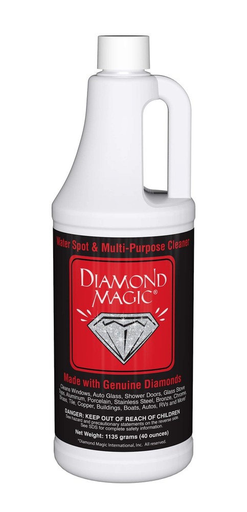 Diamond Magic Water Spot & MultiPurpose Cleaner 40 Ounces Clean with The Pow…