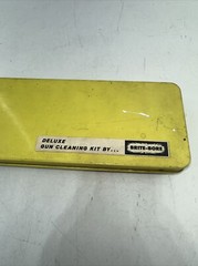 Vintage NOS BRITE-BORE Universal Gun Cleaning Kit in Metal Case / NEW in BOX