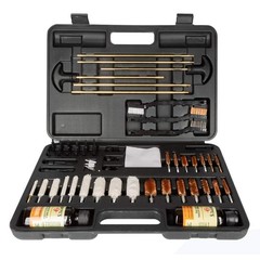 Hoppe’s Deluxe Gun Cleaning Kit – 62 Piece Universal Cleaning Kit for Pistols…