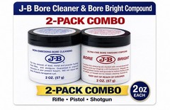 Brownells J-B Bore Cleaner & Bore Bright 2-Pack Gun Barrel Cleaning Compound 2oz