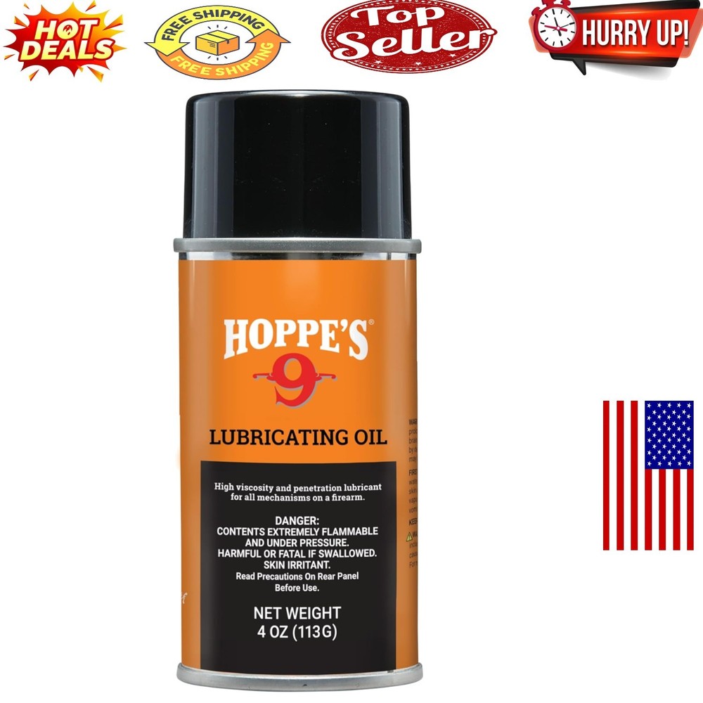 No. 9 High-Viscosity Lubricating Oil – Precision Spray for Firearms & Reels