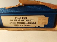 Kleen Bore All Gauge Shotgun Cleaning Kit 12 GA Accessories Included New
