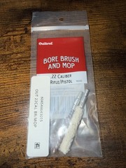 Outers .22 Caliber Rifle Pistol Bronze Bore Brush And Mop