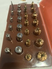 Tipton Beat Brass Gun Cleanings Brush Set Of 26 PCs Excellent Condition.