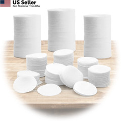 1000PCS Gun Cleaning Patches – 1 1/2″ Round 4) 1 Round, White