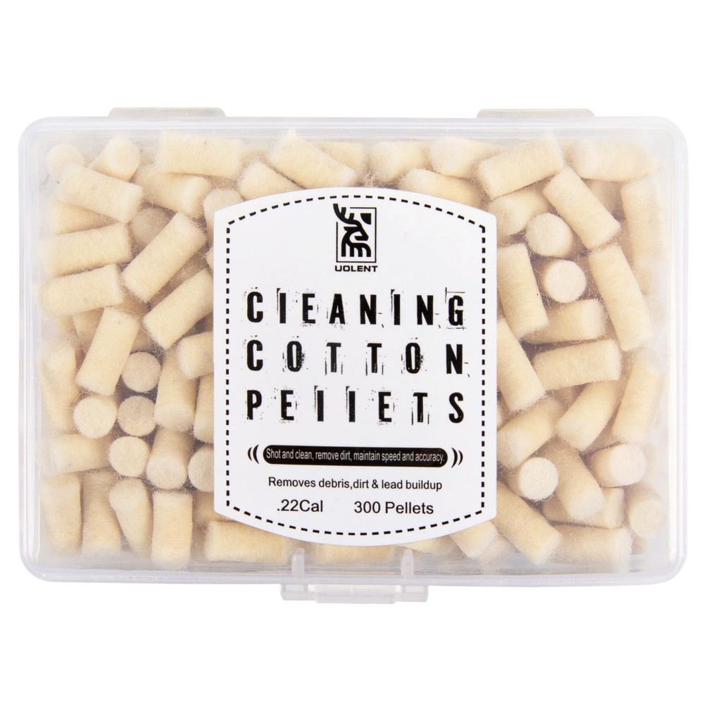 Cleaning Cotton Wool Felt Cleaning Pellets for Maintenance .22 Caliber 300 Co…