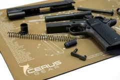 1911 Handgun Gun Cleaning Premium Mat Cerus Gear 12″x17″ FDE