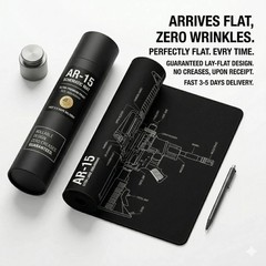 AR-15 Tactical Gun Cleaning Mat – Heavy-Duty Non-Slip Armorer Bench Pads
