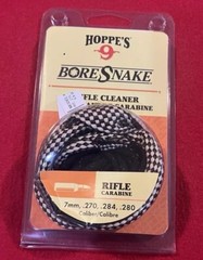 Hoppe’s 7mm .270 .284 .280 Rifle Bore Cleaner Gun Snake Built in Brush