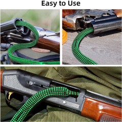 1/2 PCS Gun Barrel Cleaner Reusable Bore Rope For 223/22/9mm/38/12GA/243/303/308