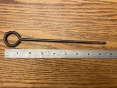 Vintage Pistol Handgun Gun Cleaning Rod 9″ Long STEEL Loop Handle Tool