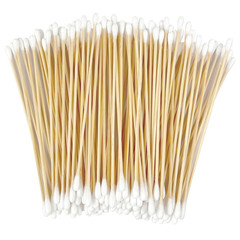 200 Pcs 6 Inch Gun Cleaning Cotton Swabs with Double Pointed Tips, Strong Bamboo