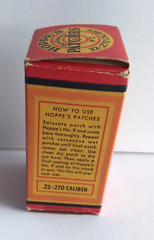 Vintage Hoppe’s .22 – .270 Caliber Gun Cleaning Patches No 2 Box FULL 1940s USA